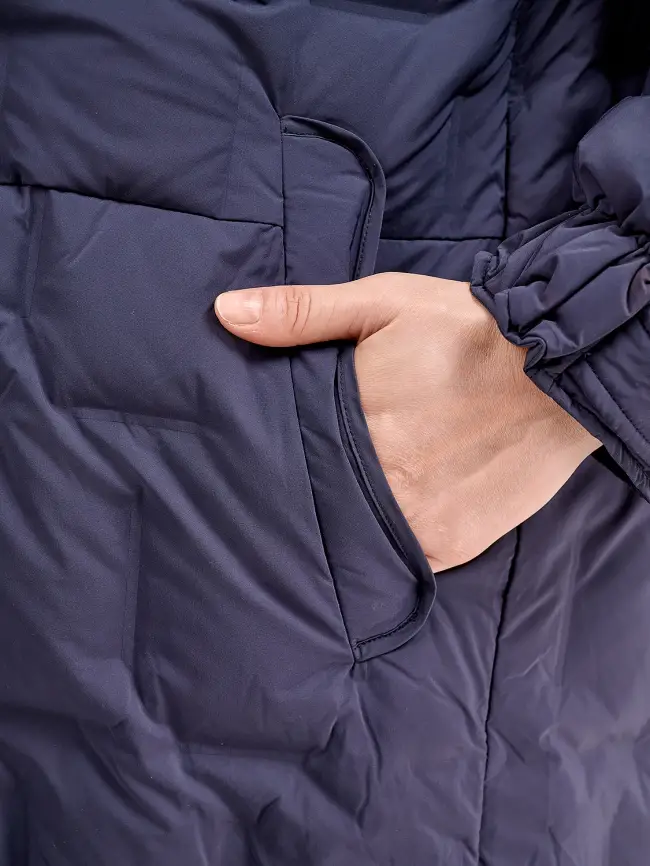 Пуховое пальто 6325 Размер 46-56 фото 35