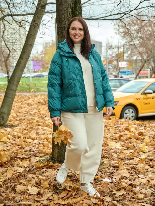 Пуховая куртка ЭттоПлюс 2553 Размер 48-54 фото 158