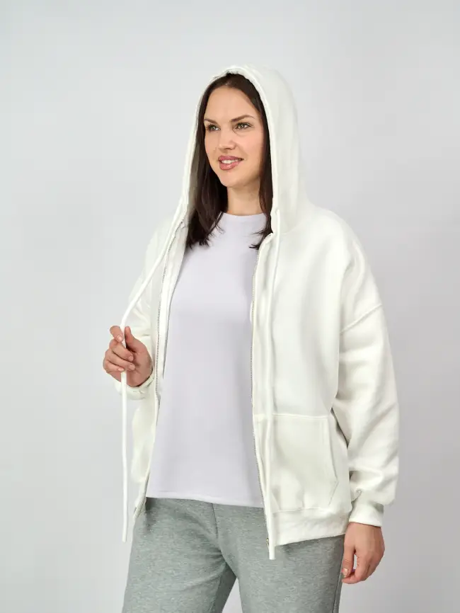 Худи зип оверсайз 505 Размер 50-58 фото 19