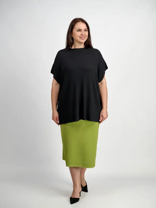 Юбка облегченная ЭттоПлюс 1026-1 Размер 48-56 фото 8