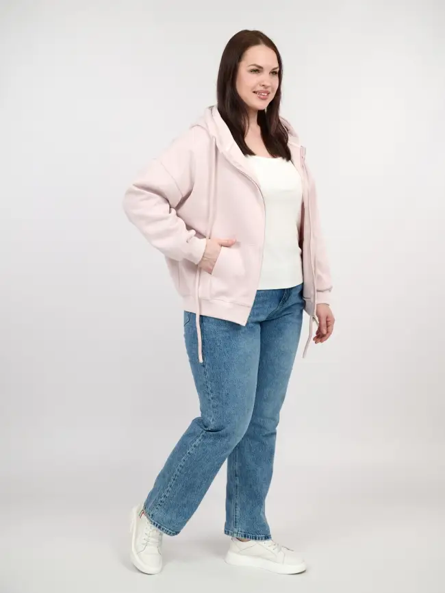 Худи зип оверсайз 505 Размер 50-58 фото 46