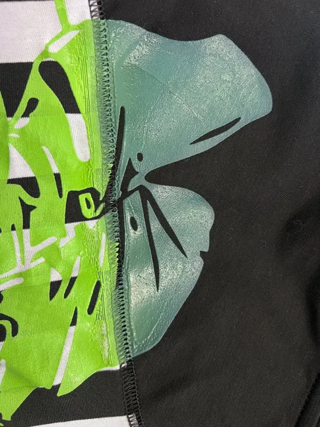 Платье зеленый лист папоротника 7002 (50, черный) Уценка фото 3