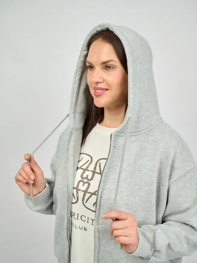 Худи зип утепленное 10 Размер 46-54 фото 60