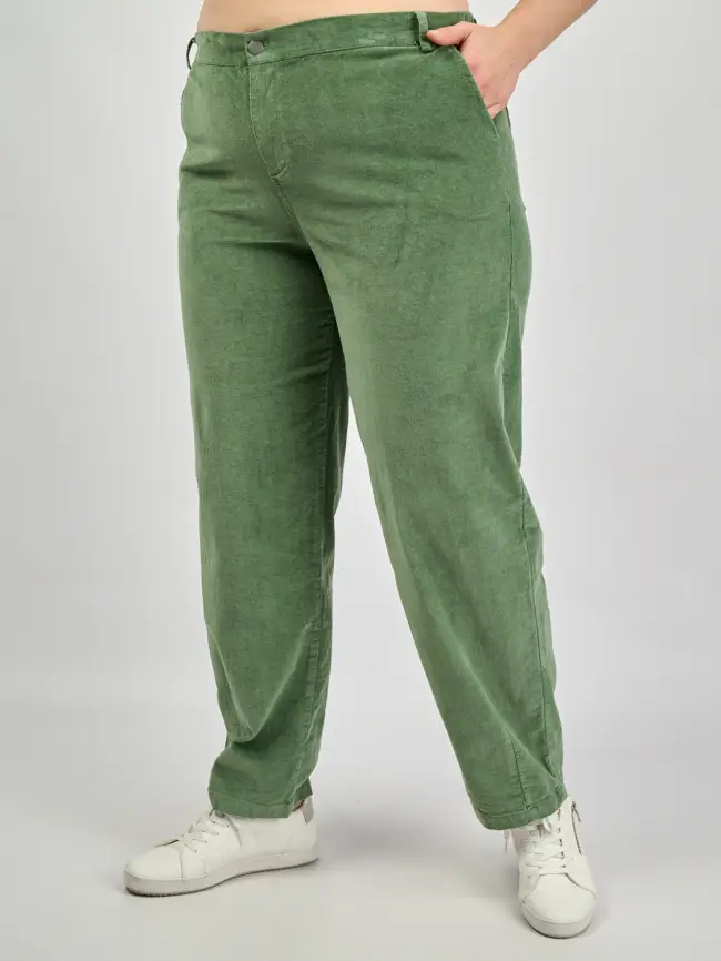 Брюки вельвет ЭттоПлюс 25271 Размеры 54-60 фото 29