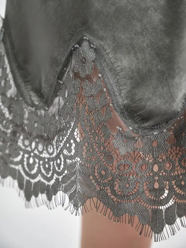 Юбка с кружевом 6292 Италия Размер 46-54 фото 28