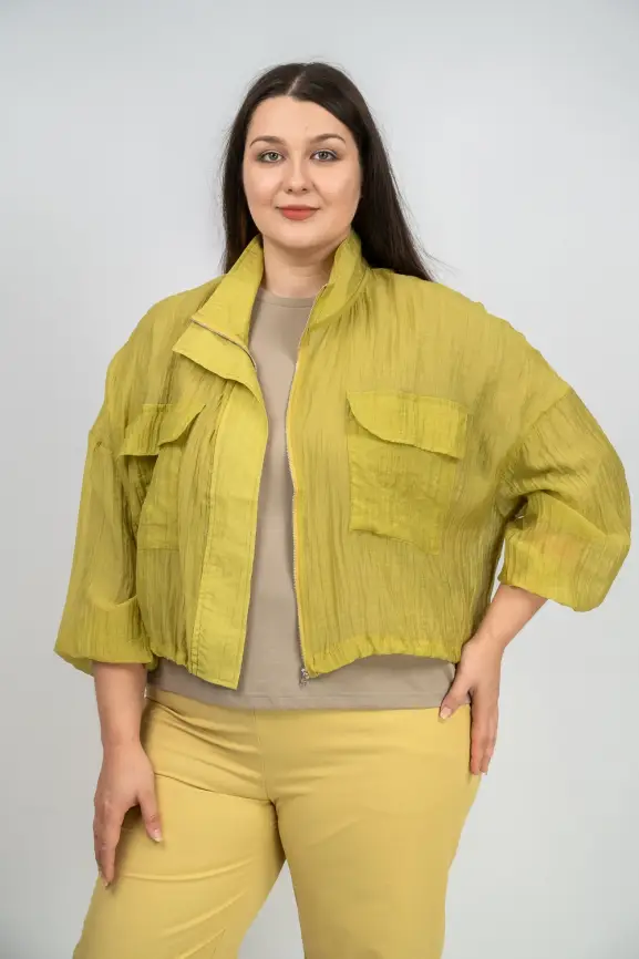 Ветровка-пыльник 9025 Размер 50-58 фото 3