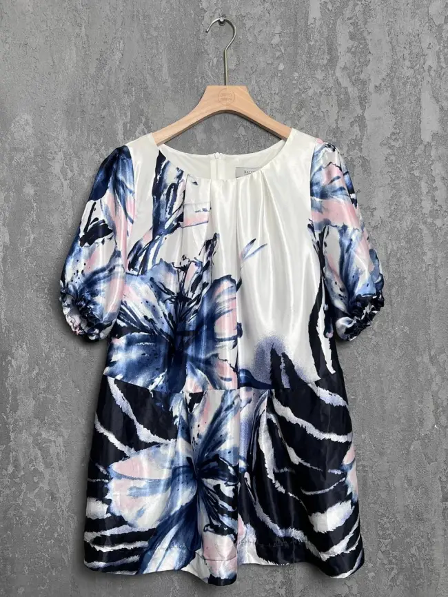 Блуза 5300 Размер 54 (синий) Уценка фото 1