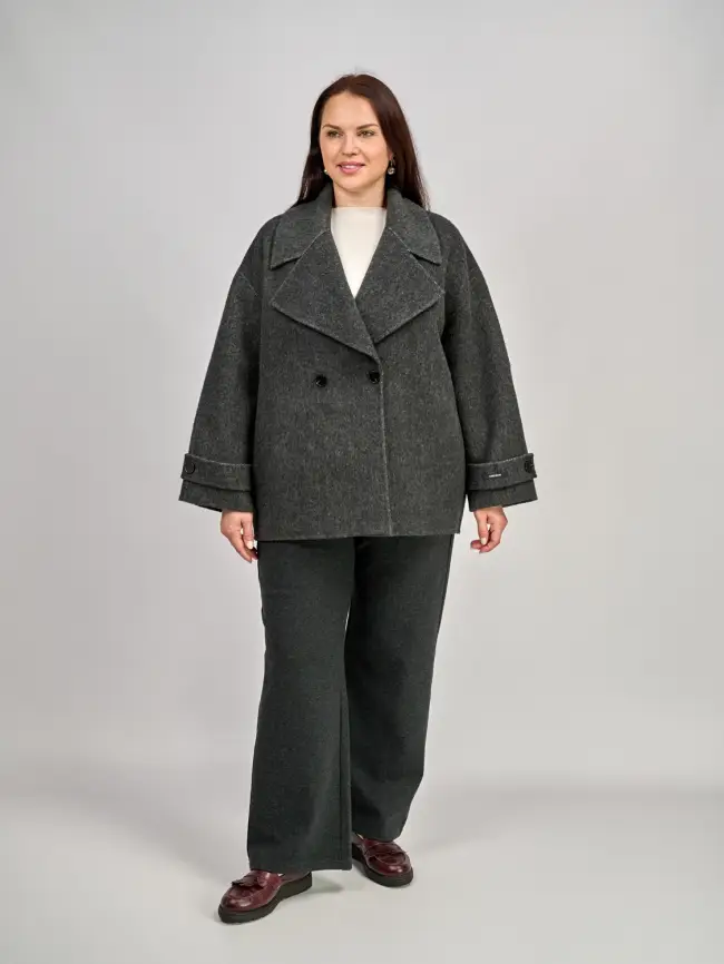 Пальто 0719-1 ЭттоПлюс Размер 50-60 фото 2