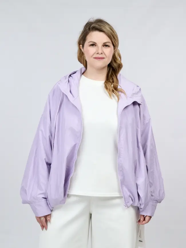 Ветровка облегченная с капюшоном 25185 Размер 52-58 фото 40