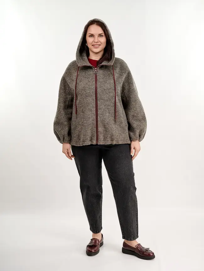 Пальто 5040 Размер 48-54 фото 2