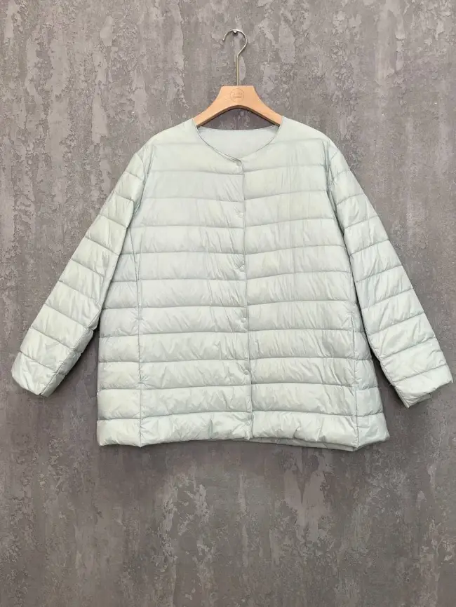 Легкая пуховая куртка 8802 Размер 46-56 фото 70