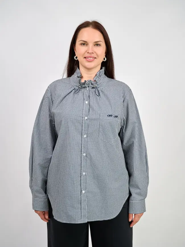 Блуза 52407 размеры 50- 62 фото 1