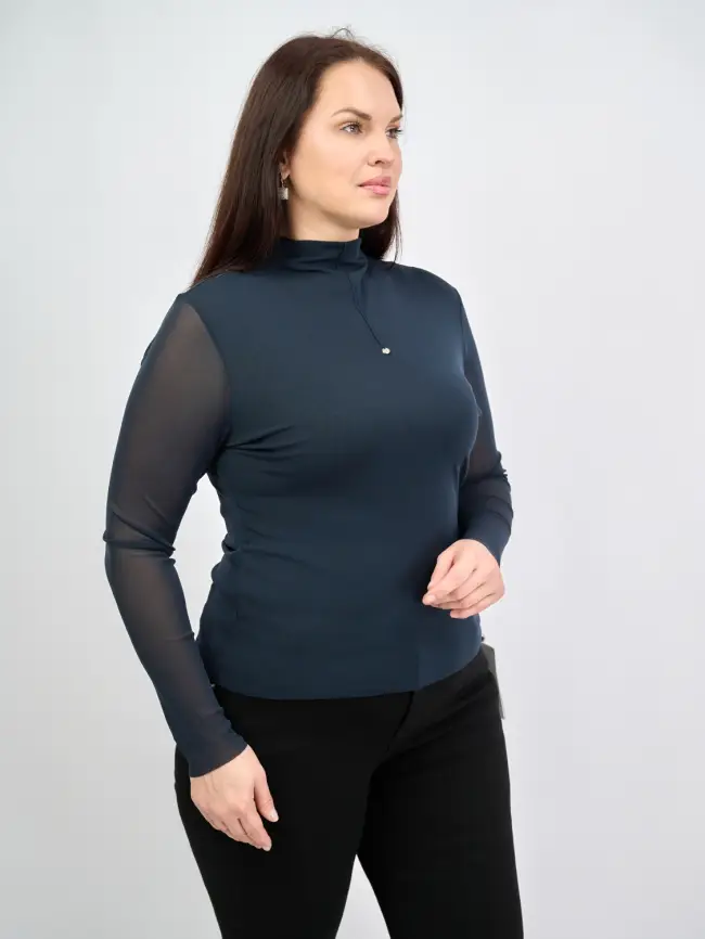 Лонгслив 8368 Размер 48-54 фото 23