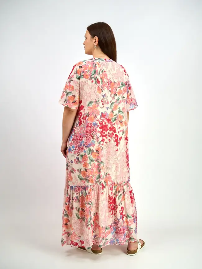 Платье ЭттоПлюс 34182 размеры 52- 58 фото 5