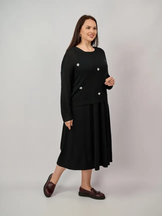 Платье с накидкой 23338 Размер 50-58 фото 9