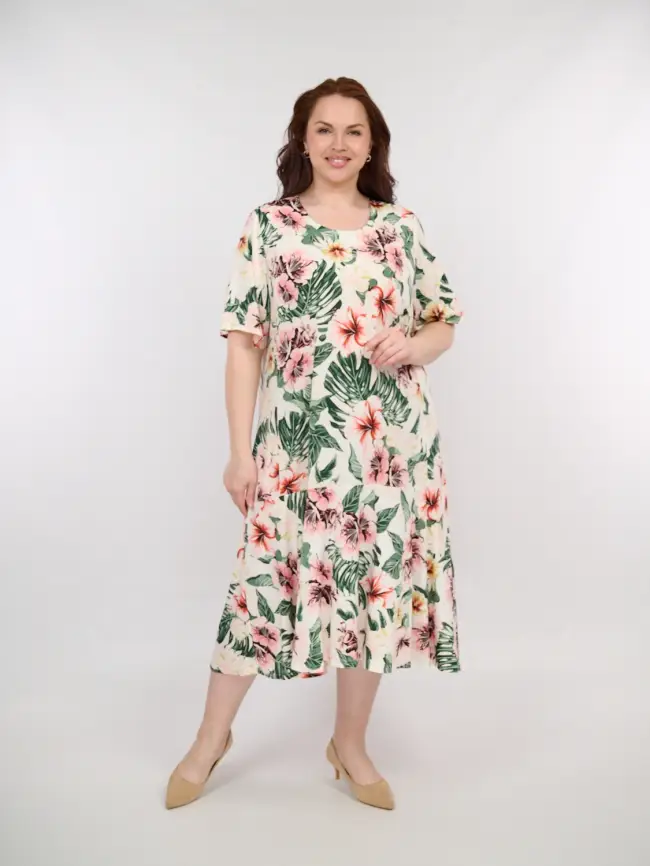 Платье ЭттоПлюс 036-1 размеры 54- 62 фото 2