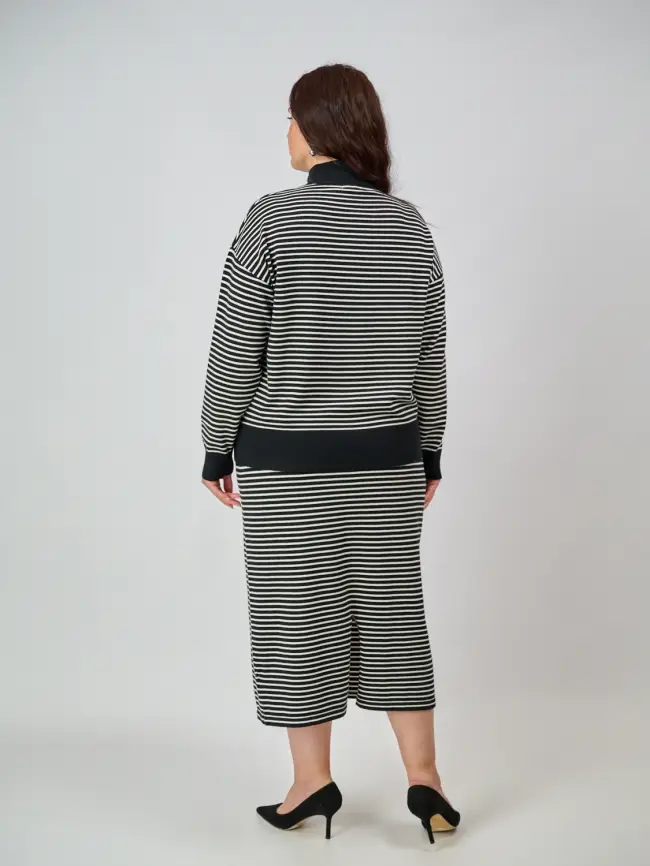 Джемпер на молнии ЭттоПлюс 25411 Размер 52-58 фото 18