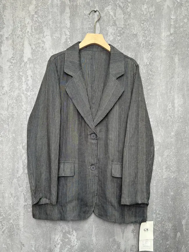 Пиджак лен 25099 Размер 46-52 фото 6