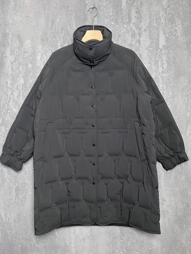 Пуховое пальто 6325 Размер 46-56 фото 50