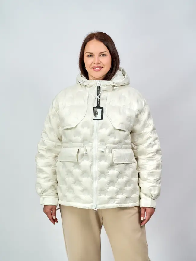 Пуховая куртка 9025 Размер 50-58 фото 5