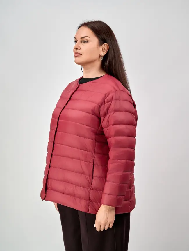 Легкая пуховая куртка 8802 Размер 46-56 фото 121