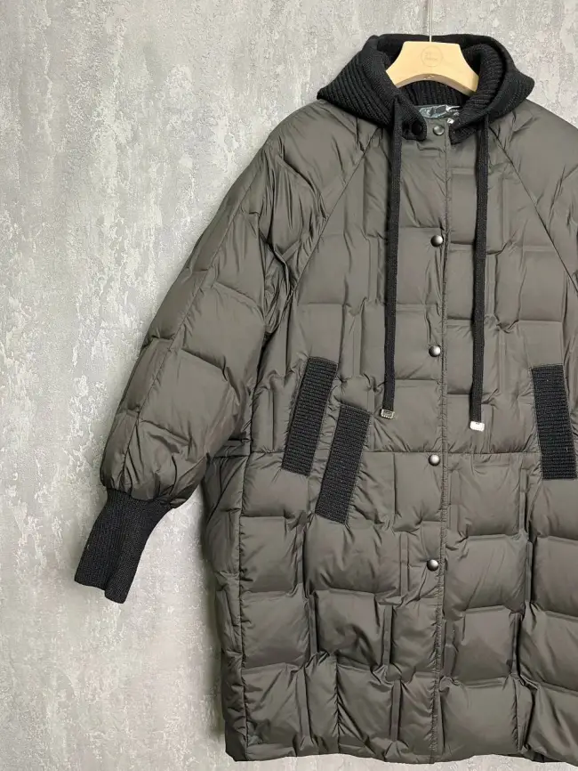 Пуховое пальто 6562 Размер 48-56 фото 31