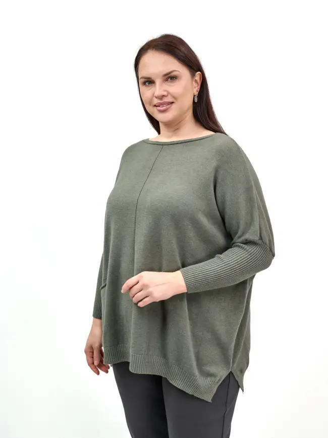 Джемпер 1444 Италия Размер 50-58 фото 145