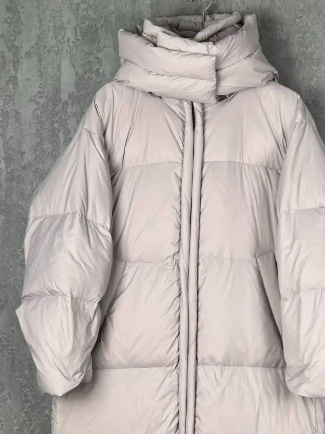 Пуховое пальто 2332 Размер 50-54 фото 11