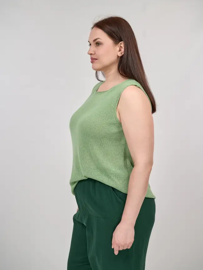 Топ трикотажный облегченный ЭттоПлюс 25108 Размер 50-60 фото 46