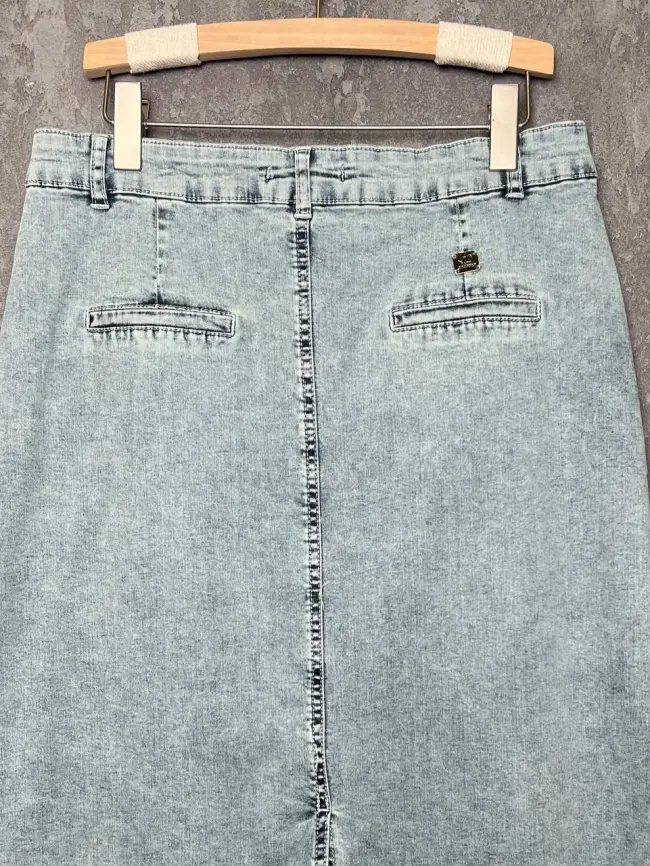 Юбка джинсовая 2335 Турция (54) фото 7