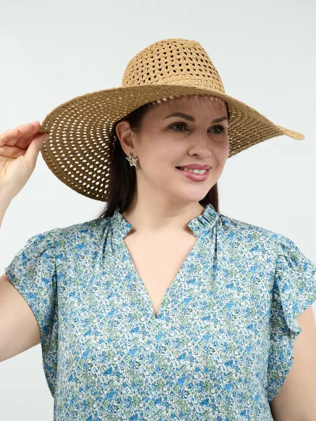 Шляпа соломенная 4081 фото 9