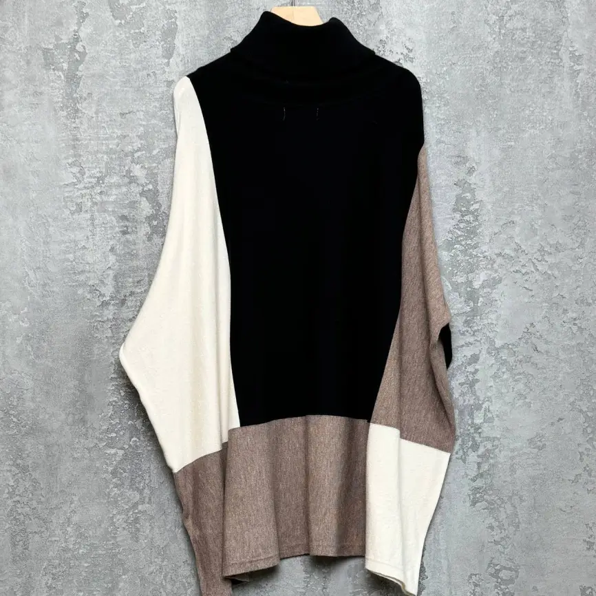 Джемпер три цвета ЭттоПлюс 937 Размер 50-58 фото 24