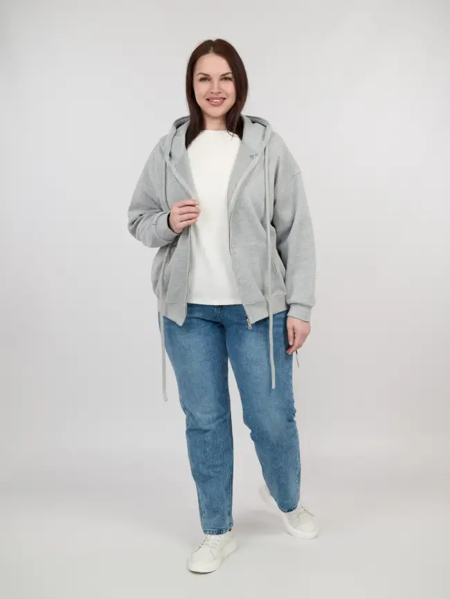 Худи зип оверсайз 505 Размер 50-58 фото 111