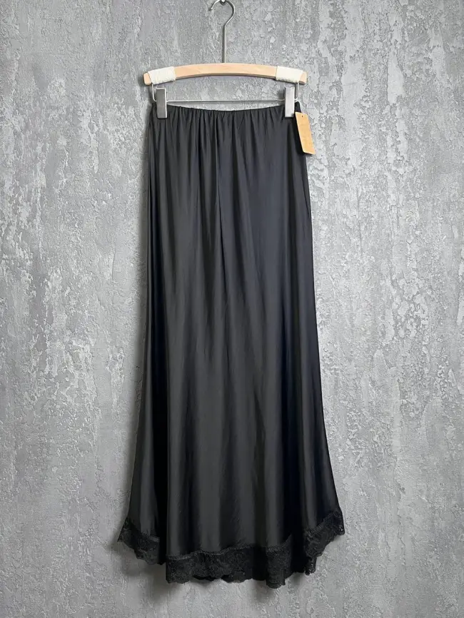 Юбка с кружевом 6388 Италия Размер 50-56 фото 1