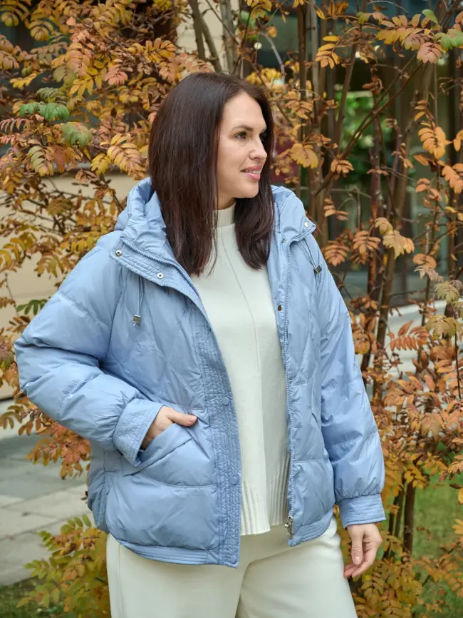 Пуховая куртка ЭттоПлюс 2553 Размер 48-54 фото 113