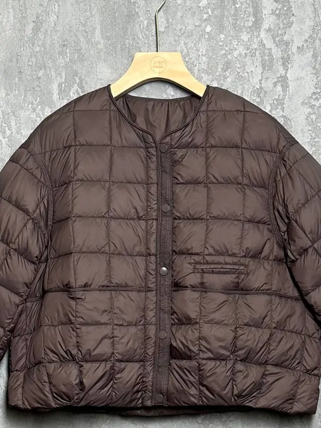 Куртка пух легкая 8176 Размер 44-52 фото 6