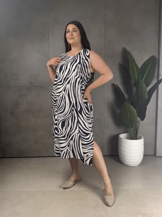 Сарафан ЭттоПлюс 048 размеры 52- 56 фото 5