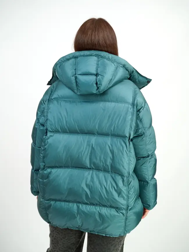 Пуховик зимний 9903 удлиненный Размер 50-60 фото 22