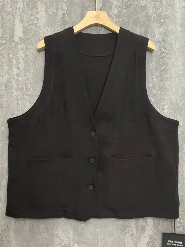 Удлиненный жилет 25018 Размер 50-58 фото 2