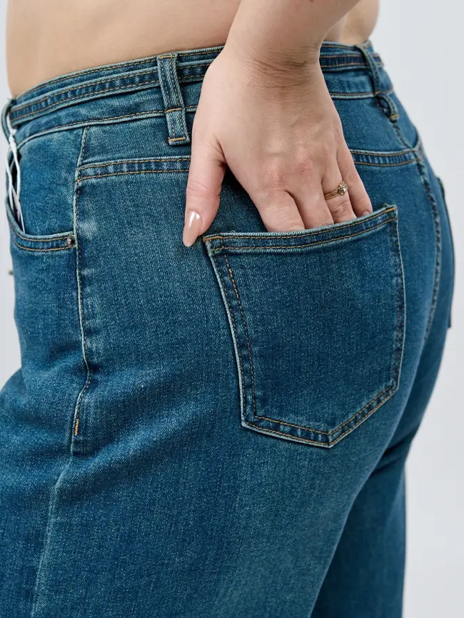 Джинсы 7/8, 2565 Размеры 50-58 фото 7