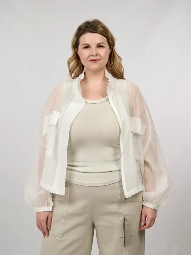 Ветровка-пыльник 9025 Размер 50-58 фото 1