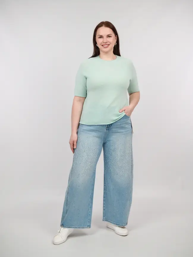 Джемпер шерсть,кашемир 25675 Размер 46-54 фото 27