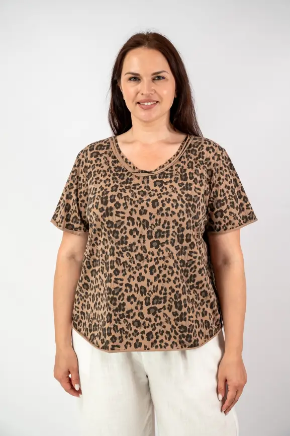 Футболка база ЭттоПлюс 005-1 Размеры 50-58 фото 2