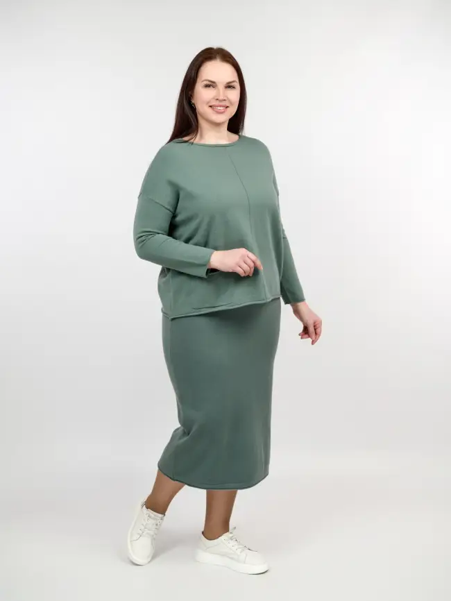 Джемпер ЭттоПлюс 1235 Размер 48-56 фото 79