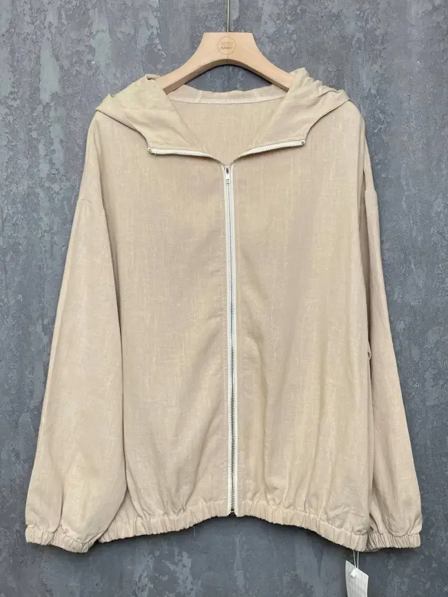 Бомбер лен 25016 фото 14