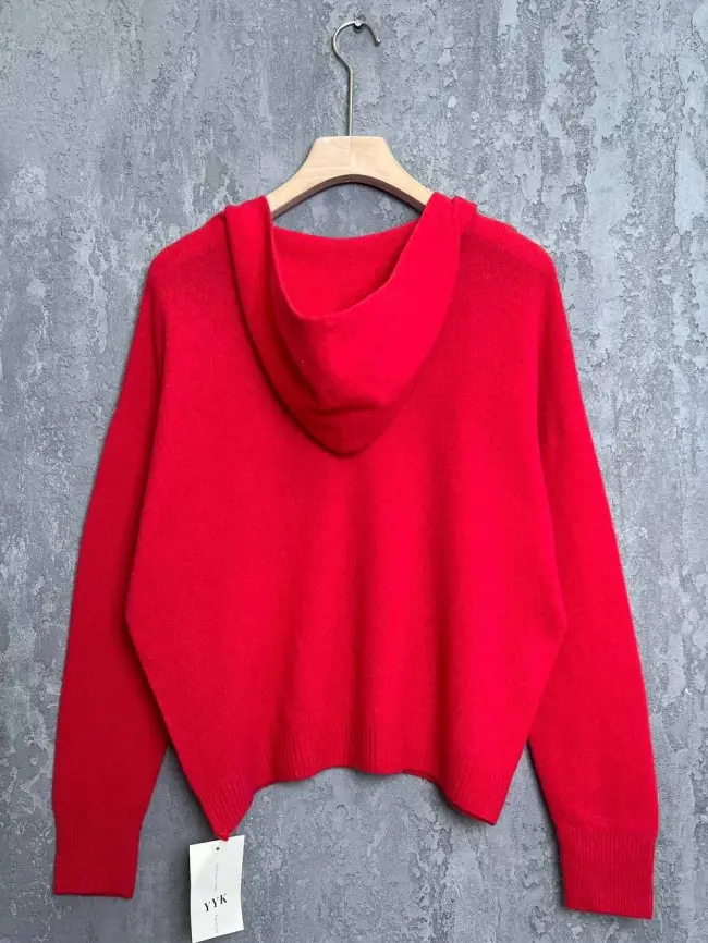 Шерстяной джемпер с капюшоном 25676 Размер 46-54 фото 23