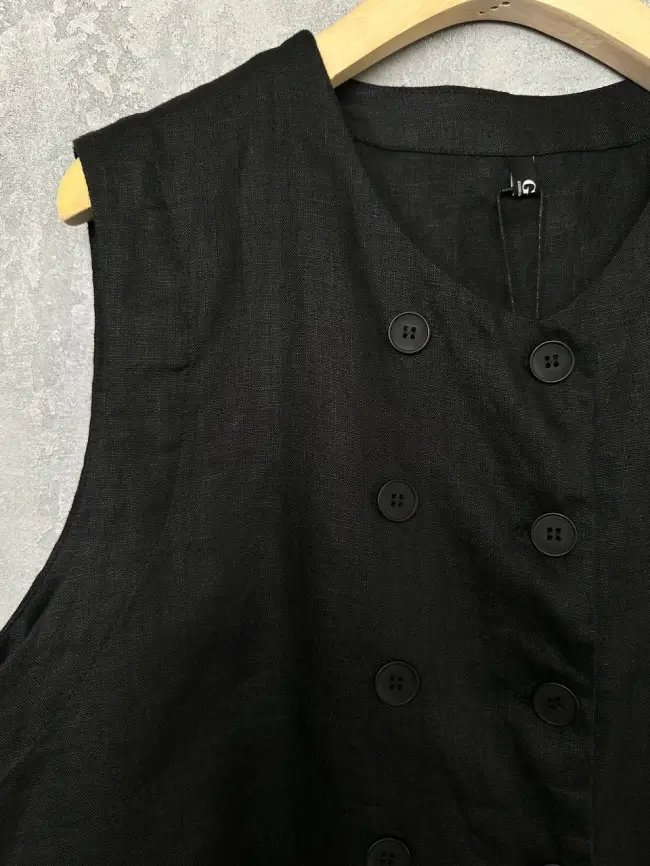 Жилет лен 24055 фото 2
