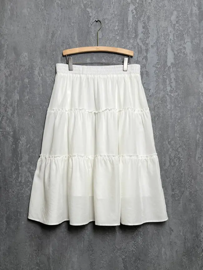 Юбка ярусная 1167 размер 48- 54 фото 7