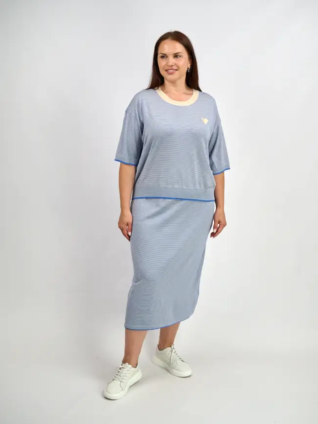 Костюм двойка ЭттоПлюс 25418 Размеры 52-58 фото 10