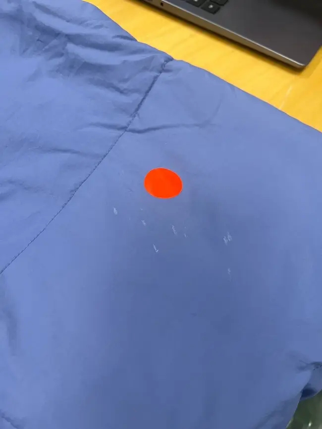 Пуховик женский с шарфом 8358 Размер 50-58 (васильковый)Уценка фото 2